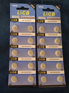 20 Pack LR41 AG3 392 384 192 Battery 1.5V Button Coin Cell Batteries - Picture 1 of 1