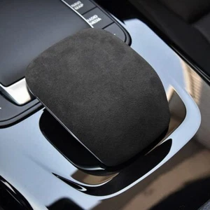 Suede Wrap Gear Shift Knob Trim Cover Sticker For Benz W177 CLA Class AMG - Picture 1 of 9