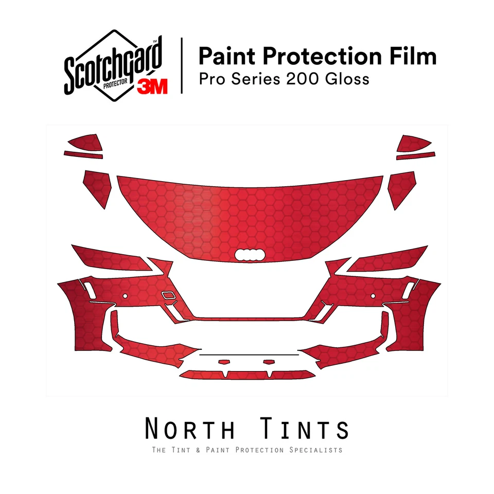 Audi TT-RS 2019-2022 3M PRO Series PreCut Paint Protection Film Clear Bra PPF - Image 1 of 4