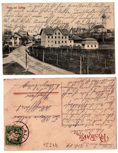 1900 Stempel 3.07. 1909 Lalling - Bild 1 von 1