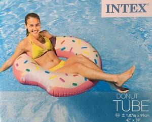 Intex Donut angebissener 107cm Schwimmring Schwimmreifen Aufblasring Meer Pool - Bild 1 von 1