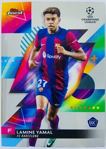 Lamine Yamal - 2023-24 Topps Finest UEFA Club Competitions RC Rookie - Bild 1 von 2