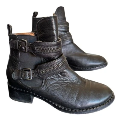 Botín Gentle Soul Barnaby Cuero Cremallera Hebilla Talla 6.5M Foto 1 de 4