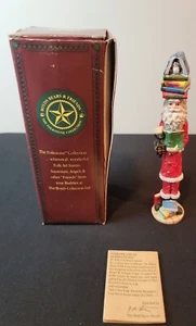Vintage bear Figurine Bick Noah Christmas Holiday Folk Art Figure - Picture 1 of 8