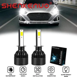 For Hyundai Sonata 2002-2010 H1 LED Headlight Bulbs Low Beam 6000K Bright White - Imagen 1 de 11