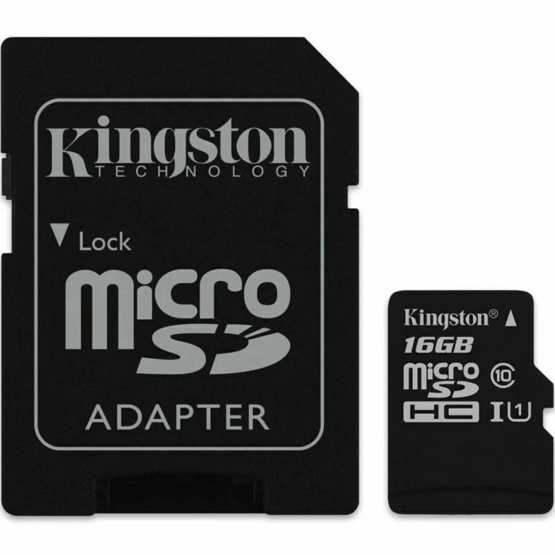 Kingston 16GB Micro SD SDHC MicroSD Class 10 16G 16 GB Canvas Select Memory Card - Image 1 of 1