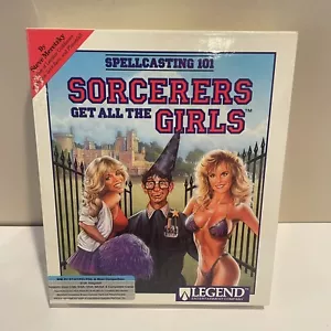 NEW Spellcasting 101 Sorcerers Get All The Girls - MS-DOS 5.25” Legend IBM PC - Picture 1 of 8