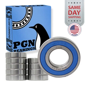 (10) R10-2RS Premium Rubber Seal Ball Bearing C3, 5/8"x1-3/8"x0.3438", R10rs - Picture 1 of 11