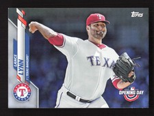 2020 Topps Opening Day   Lance Lynn #18 Texas Rangers