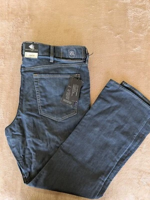 Pantalones de mezclilla para hombre Rock & Republic ajustados rectos acero azul 40x32 nuevos Foto 1 de 3