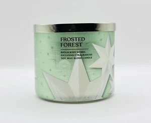 ALL NEW Frosted Forest 3-Wick Candle 25-45 burn hours 14 oz Bath & Body Works - Picture 1 of 2