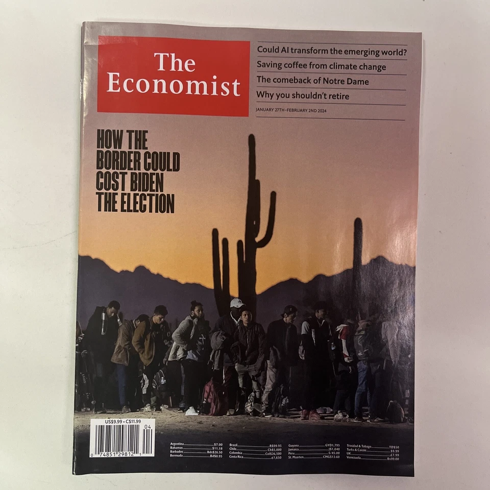 The Economist Magazine Jan Feb 2024 How The Border Could Cost Biden Election - Image 1 of 1
