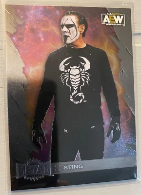 Sting - 2022 Skybox Metal Universe AEW Wrestling Card #62 - Image 1 of 2