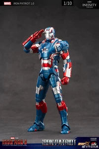 ZD Toys Marvel Avengers 1/10 Iron Patriot Action Figure - Picture 1 of 8