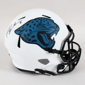 Mark Brunell Signed Helmet Full Size Replica Jaguars - COA BAS - Picture 1 of 7