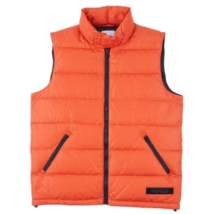 Aspesi F/W 24-25 Red-Orange Quilted Nylon Down-Filled Puffer Vest L New - Picture 1 of 10