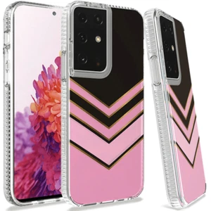 For Samsung s21 Plus 6.8" Trendy Fashion Design Hybrid Case Cover Chevron - Picture 1 of 1