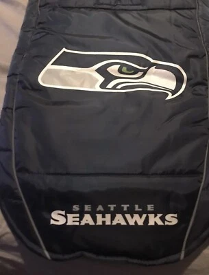 SEATTLE SEAHAWKS NFL Dog Pet Puffer Vest Blue, Size L - Image 1 of 4