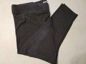WOMEN'S SONOMA PLUS SIZE 2X SHORT MID-RISE LEGGING COLOR DARK GRAY SOFT STRETCH - Picture 1 of 12