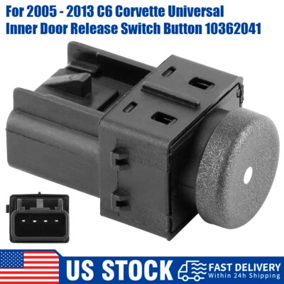 Interior Door Release Switch Button For 2005-2013 Chevrolet Corvette C6 10362041 Foto 1 de 4