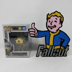 3D Printed FALLOUT 76 - VAULT BOY (GITD) Fan Sign for your Funko & Collectibles - Picture 1 of 3