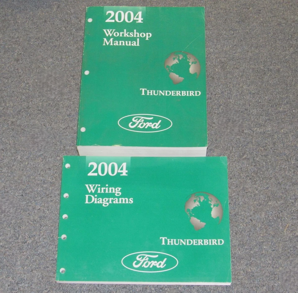 Juego manual de diagramas de cableado y reparación de servicio Ford Thunderbird 2004 Foto 1 de 1