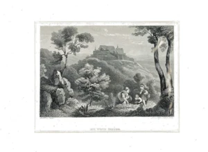 Orig. Stahlstich Veste Coburg - Bild 1 von 1