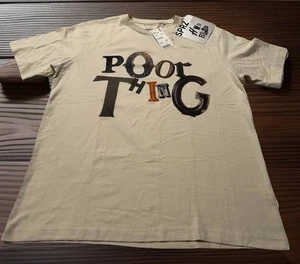 JACK PIERSON x UNIQLO 'POOR THING' SPRZ NY Art Word Sculpture T-Shirt L Nat. NEW - Picture 1 of 8