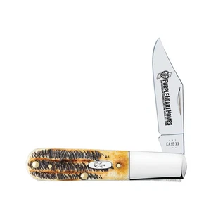 Case xx Knife Barlow Puple Heart Homes 6.5 BoneStag AWPH09BR Pocket Knives - Picture 1 of 1