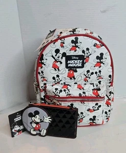 Disney Mickey Mouse Mini Rucksack und Kartenetui - Bild 1 von 6
