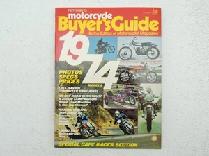 1974 Motorcycle Buyers Guide Café Racer Wankel Honda Triumph Harley Ducati 779 - Picture 1 of 7