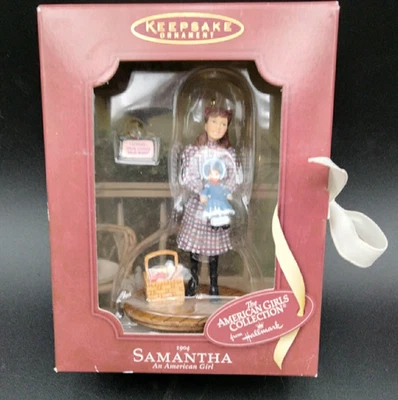 Vintage Hallmark American Girl Samantha Christmas Ornament 2004 QAC6451 Doll - Image 1 of 4