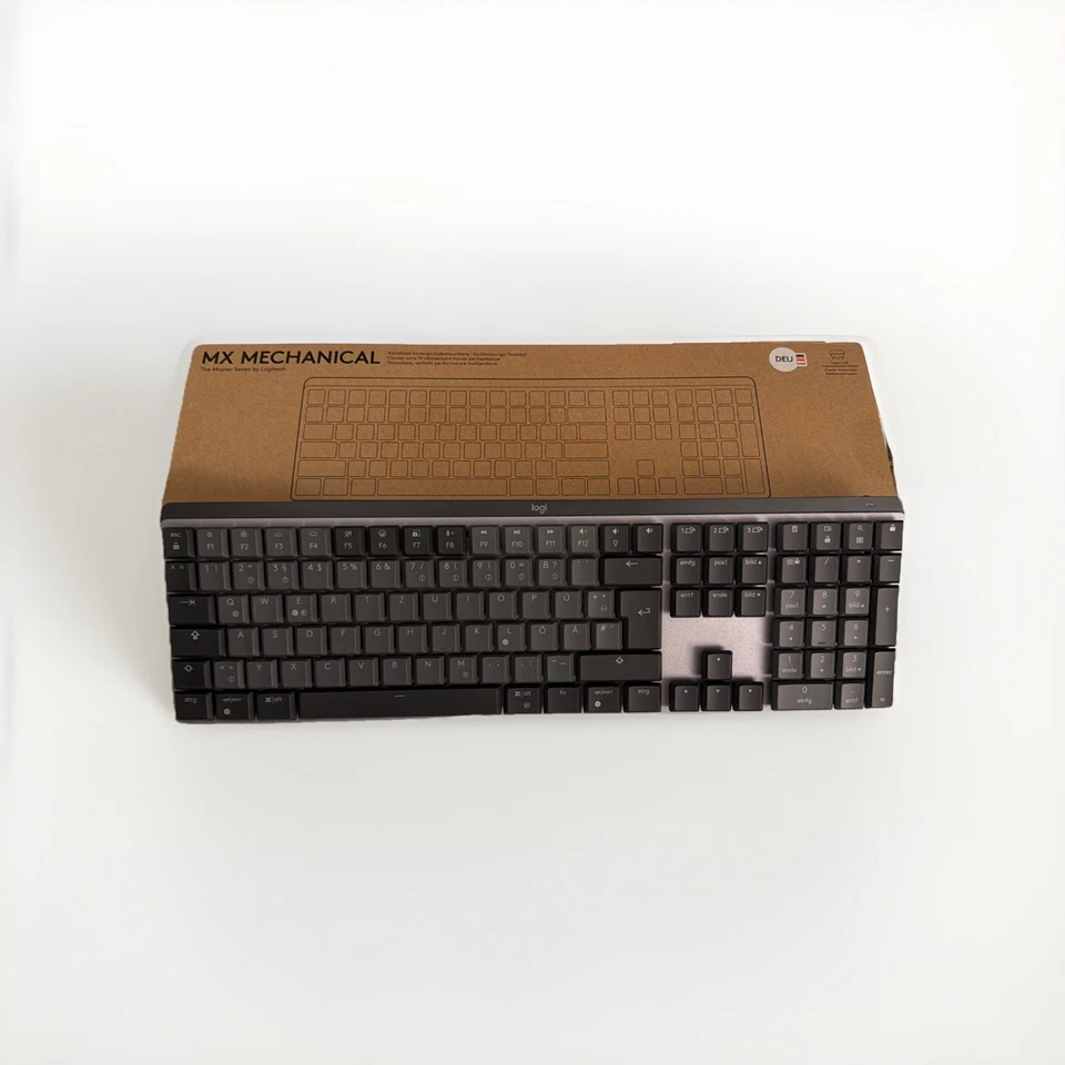 Logitech MX Mechanische kabellose beleuchtete Tastatur, Bluetooth - Bild 1 von 1