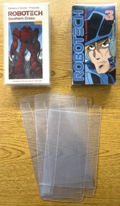 3 Standard VHS Kassette GRÖSSE A klar Kunststoff Box Hülle Schutz Case Display - Bild 1 von 3