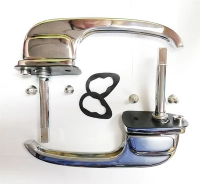 Outside Door Handles Chrome 1947 1948 1949 1950 1951 Chevy GMC Pickup Truck - Image 1 of 3