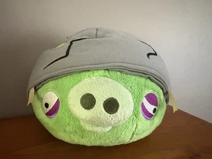 8 Zoll Angry Birds klassischer Helm grünes Schwein Plüsch 2010 Commonwealth Collection Spielzeug - Bild 1 von 4