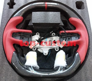 Volante de fibra de carbono real para ram 1500 trx 2019 2020 2021 2022 2023 2024 - Imagen 1 de 3