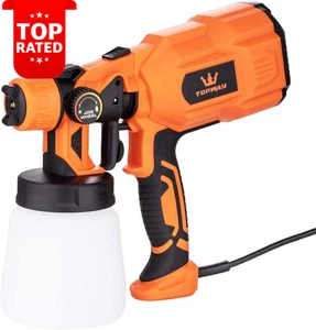 Electric Paint Sprayer 550W 800ml Spray Gun with 2 Nozzles 3 Spray Patterns - Picture 1 of 9