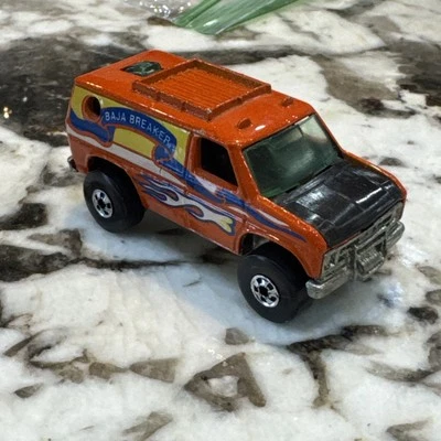 De colección 1982 Hot Wheels Baja Breaker Van Orange Blackwall #2022 Foto 1 de 4