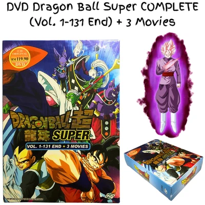 Anime DVD Dragon Ball Super Complete *English Version* Vol.1-131 End + 3 Movies - Image 1 of 4