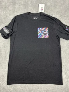 Nike Tennessee Titans Mens Size L 2023 NFL Crucial Catch Sideline Shirt Black - Picture 1 of 10