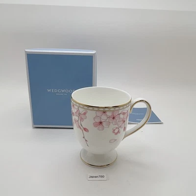 Taza Wedgwood Flor Primavera Taza Blanco Rosa Flor Vajilla Japón (ES159) Foto 1 de 4