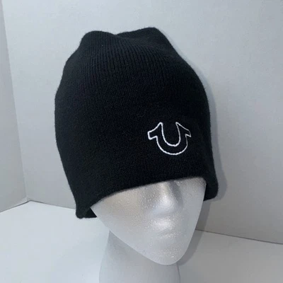 Gorro True Religion Calavera Talla Única Negro Logo Bordado Foto 1 de 4