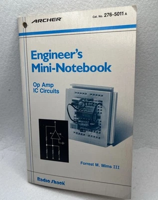 Archer Radio Shack 276-5011 Engineers Mini Notebook Op Amp IC Circuits 1985 - Image 1 of 4