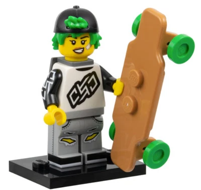 LEGO Longboarder Minifigura CMF Serie 27 Minifigura Coleccionable NUEVO Foto 1 de 2