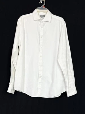 Croft & Barrow 🔥 Men's Size 16.5 32/33 White Button Up Long Sleeve Dress Shirt Foto 1 de 4
