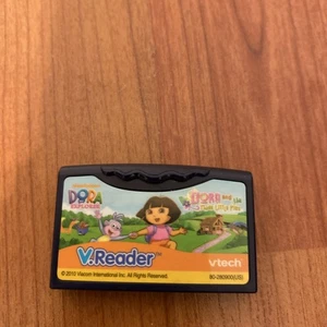 Vtech V.reader Dora The Explorer Dora and the Three little pigs Game Educational - Picture 1 of 7