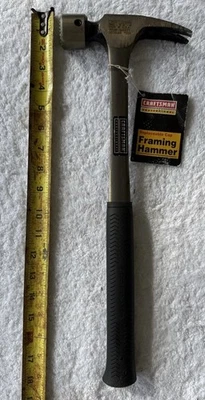 Martillo de encuadre profesional vintage Sears Craftsman nuevo de stock hecho en EE. UU. Foto 1 de 4