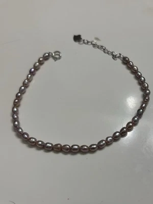 Pink/purple Rice Pearl Bracelet - Image 1 of 4