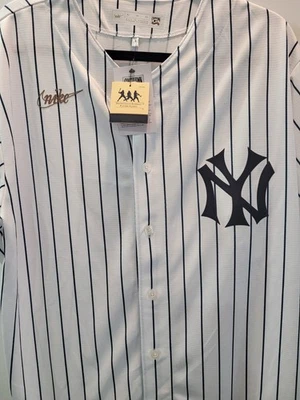 TOTALMENTE NUEVO Nike Cooperstown NY New York Yankees Mickey Mantle XL Camiseta de Béisbol Foto 1 de 2